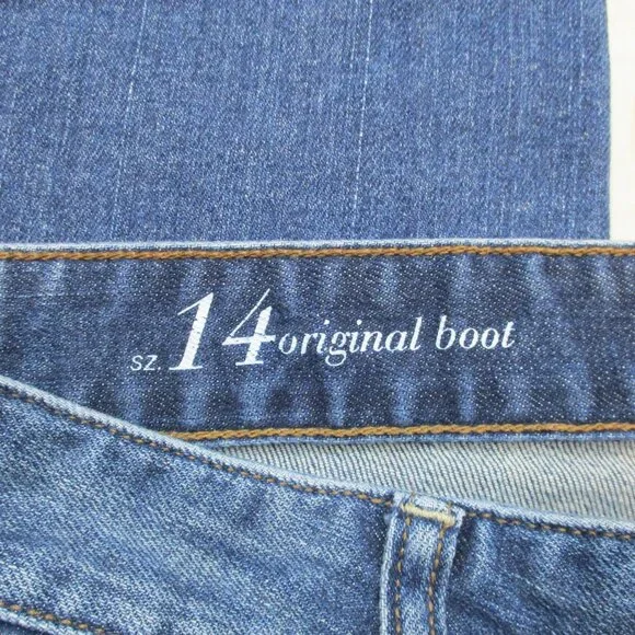 Ann Taylor LOFT Mid Rise Original Bootcut Jeans - Picture 6 of 8